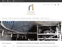 Tablet Screenshot of nomadinception.com
